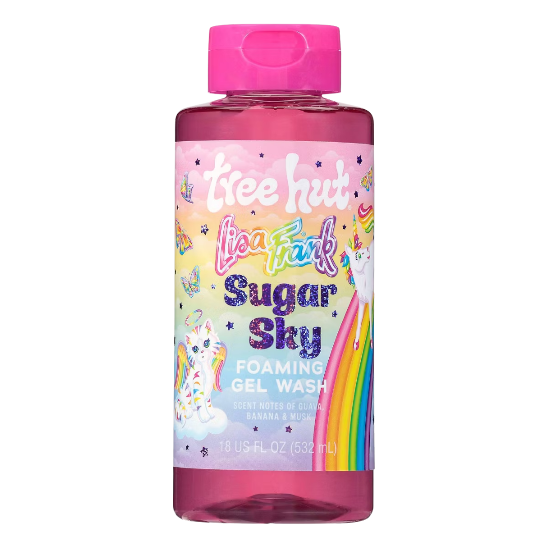 Tree Hut x Lisa Frank Sugar Sky Foaming Gel Body Wash – 18 fl oz